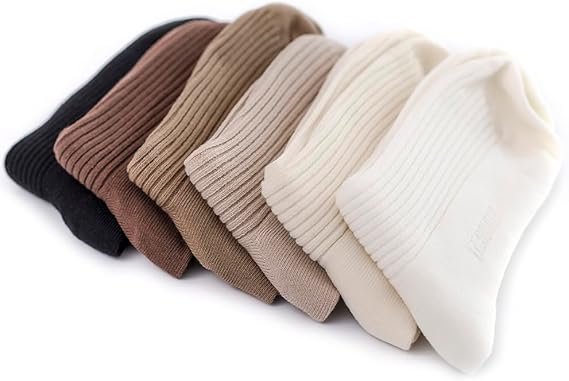 Womens Crew Socks Cute Crew Socks Casual Aesthetic Socks Cotton Ankle Socks 6 pack